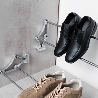 Schuhhalterung im Schrank