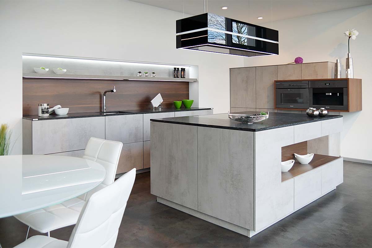 Küche Arcos in Betonoptik