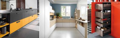 Neuheit: Bis zu drei verschiedene Farben/Materialien an einem Möbel